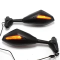 For Honda Sports bike Motorcycle LED Arrow Turn Signals Rear Side Mirrors USA