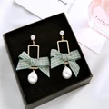 160-1 Celebrity Design Korean Fashion Dangle Earrings Stud Earrings