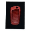 BMW F10 F30 Key Version Dry Carbon Key FoB Cover Case ( Red )