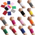 1Pc Unisex Sports Sweat Absorb Band Wrist Protector Wristband
