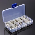100PCS Glass Fuses Quick Blow Car Glass Tube Fuses Assorted Kit Amp