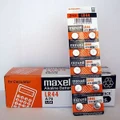 Original Maxell LR44 AG13 A76 Button Cell Batteries x 2pcs