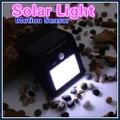 LED Solar Power PIR Motion Sensor Wall Light Waterproof Energy Yard Path Lamp