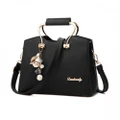 Lady Bag Blossoming Summer New Wild Handbag Shoulder Bag " Black "