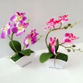 Artificial Butterfly Orchid Flowers leaves Wedding SUR