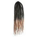 Wig 3 Braids African Hair Extension 1BT27# small