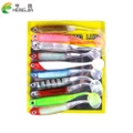 Hengjia 10Color/bag Soft Fishing Lures Silicone Bait Umpan Pancing Fishing Bait Memancing Fishing Tackle