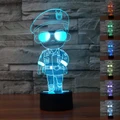 Song Joong Ki 3D Night Light 7 Colors Descendants of the Sun USB LED Table Lamp