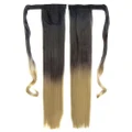 Magic Tape Gradient Ramp Horsetail Wig Straight BlackT24