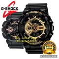 ??ORI 1:1??Hitz! G Style SHOCK GA-110 Black Gold Watch for Man Woman Jam Tangan Lelaki Perempuan