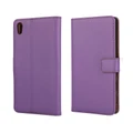Colorfull Leather Case For Sony Xperia Z5 (Purple)