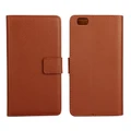 Colorfull Leather Case For huawei Ascend P8 Mini (Brown)