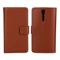 Colorfull Leather Case For Sony xperia LT26i (Brown)