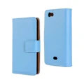 Colorfull Leather Case For Sony xperia St23i (Blue)