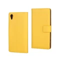 Colorfull Leather Case For Sony xperia XA (Yellow)