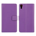 Colorfull Leather Case For Sony xperia Xperia Z4 (Purple)