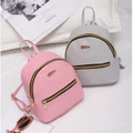 Ladies Style Simple Zipper Design Casual Mini Backpack