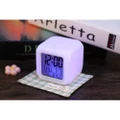 Creative LED colorful color alarm clock