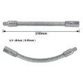Flexible Socket Drive 1/4" 6.3mm Drive Ratchet Flex Extension Bar Shaft 150mm