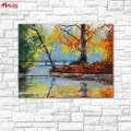 artsaus art autumn lake