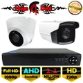 4CH Full HD CCTV 2pieces Bullet & Dome Camera 2.2 MP DVR Kit Set 1080p 4mm Lens