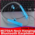 MS 706A Neck Hanging Bluetooth Earphone Play Music call Bluetooth 4.0