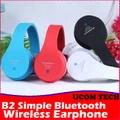 B2 Simple Design Wireless Bluetooth Headset Bluetooth Earphone Play Music call