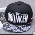 Korean Hip Hop Drunken Black Hip Hop Cap