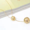 New Fashion Women Necklace Double Gold Plated Long Chain Sweater Pendant Jewelry