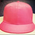 Unisex Plain Pink Snapback Adjustable Baseball Cap Hip Hop Hat New
