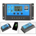 Solar Panel Intelligent Controller Regulator Dual USB 12/24V Lighting Components
