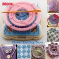 9Pcs/set Flower Loom Petals Knitting Crochet Crafting Yarn Sewing Tool MOC