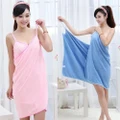 Drying Woman Magic Women Body Spa Bathrobe Dry Shower Bath Towel Wrap Skirt