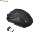 Optical Black PC Computers Wireless 2.4Ghz Game Mouse