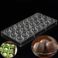 Round Clear Baking Mould Polycarbonate Mold Chocolate DIY Handmade