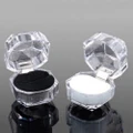 5 Pcs Gift Crystal Ring Earrings Holder Jewelry Case Boxes