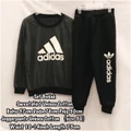 Adidas set budak unisex (sweatshirt & joggerpant)