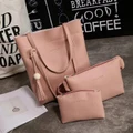 3 in 1 Korean Style Shoulder Bag Free Gift Pouch Bag