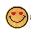 20PCS Stickers Embroidery Mixed Emoji Patches Iron On Clothes Appliques