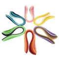 DIY 3mm Decor 120 Strips Origami 6 Colors Quilling Paper