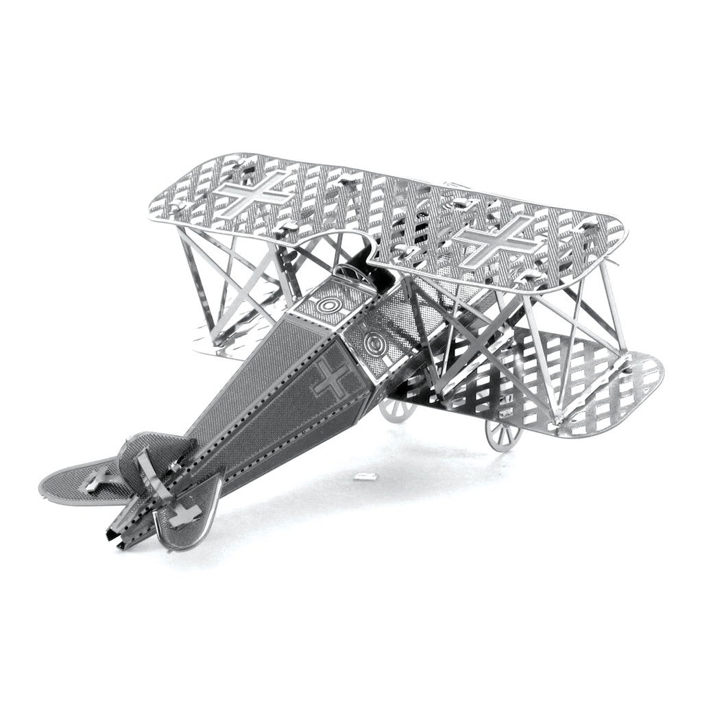 Metallic Nano Puzzle(Fokker DV11 Biplane)