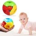 Cute Handbell Musical Developmental Bed Bells Baby Toy Rattle Four-color Ball