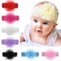 OneWorld@ Baby Girl Lace Headband Elastic Hair Band Headwear
