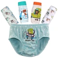 5 Piece Toddler Kids Boys'Assorted Briefs Cotton Underwear Animal truck