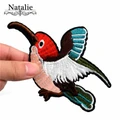 2PC bird Embroidered Patch Iron On Patches Fabric Accessories p-010H