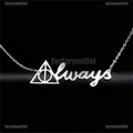 FOMY Harry Potter Death Hollow Always Pendant Chain Necklace Jewelry