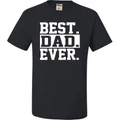 Best Dad Ever #1 Dad World'S Greatest Dad Father'S Day Black Men Short T Shirt