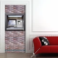 HOT 3D Door sticker creative ATM waterproof wallpaper home decor gift