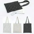 Linen shoulder bag ECO Shopping tote bag