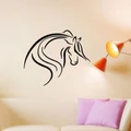 Head Of Horse Wall Stickers Home Decor Children'S Stickers On The Wall